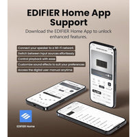 Edifier S300 Altavoz Hi-Fi de alta resolución para emparejamiento inalámbrico con entradas AirPlay 2 y diseño Retro