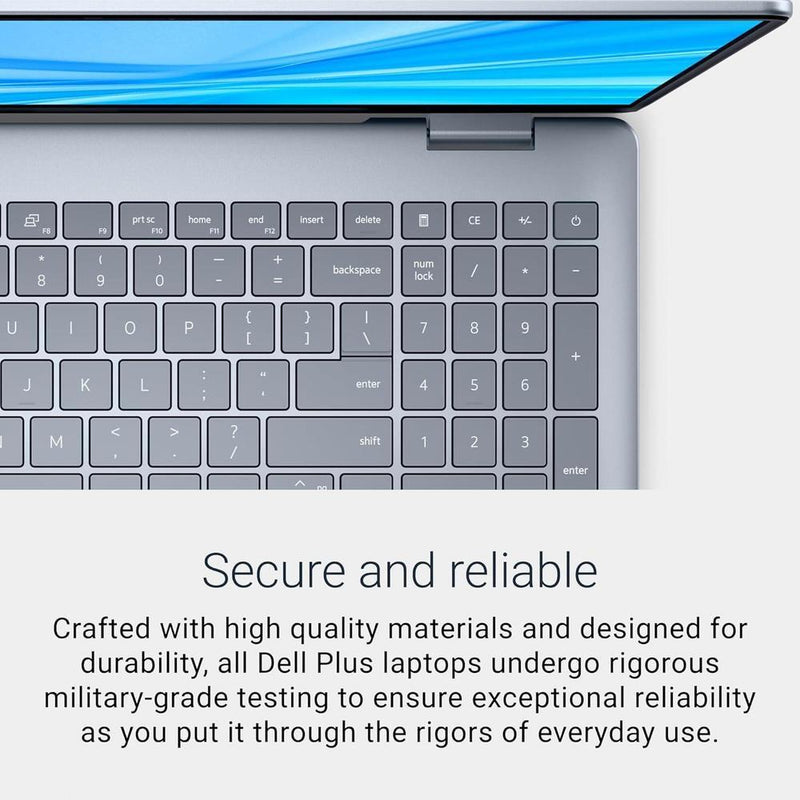 Dell Laptop 16 Plus DB16250, Pantalla 16:10 2.5K, Intel Core Ultra 9, 32GB RAM, 2TB SSD, Gráficos Intel Arc, Teclado Retroiluminado Azul