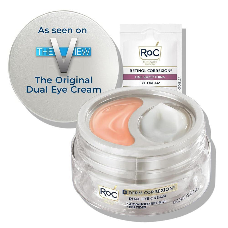Roc Derm Correxion Retinol Crema De Ojos Para Ojeras Con Niacinamida Y Resveratrol + Proxygen 15ml