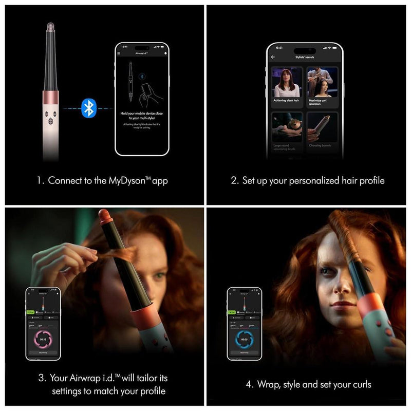Dyson Airwrap i.d. Multi-Styler y secadora, ganador de Allure, conectado por Bluetooth, sin daño por calor, versatilidad inteligente