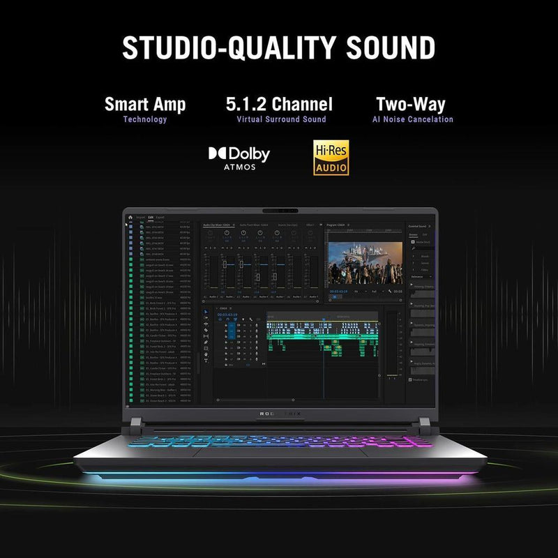 Asus Rog Strix G16 Laptop Gamer 16" Fhd+ 165hz Core I7 16gb Ram 1tb SSD Rtx 5060 Wi-Fi 7 Win11