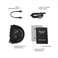 Marshall Monitor Iii A.n.c. Auriculares Bluetooth Con Cancelación Activa De Ruido Negro