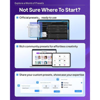 TOUR BOX Elite Plus, consola creativa Bluetooth programable para edición de fotos y videos, compatible con Procreate y Adobe