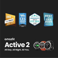 'Amazfit Active 2 Smartwatch Android/iPhone, Resistente Al Agua, Batería 10 Días, GPS, Monitor Corazón Y Sueño'