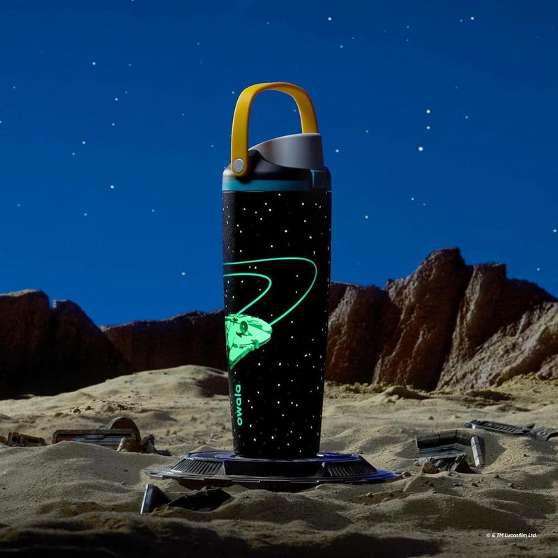 Owala Star Wars FreeSip con acero inoxidable, boquilla dos en uno, y asa, BPA Free y a prueba de fugas