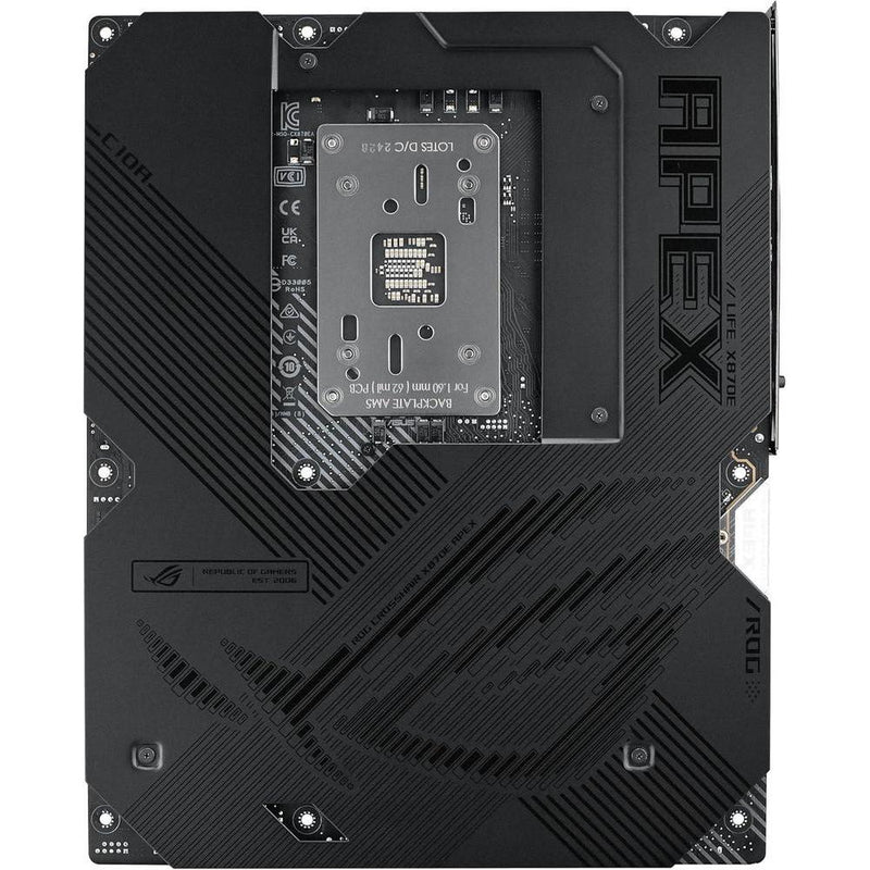ASUS ROG Crosshair X870E APEX Motherboard con Advanced AI, DDR5, Wi-Fi 7, DIMM.2, PCIe 5.0 y USB4 para alto rendimiento