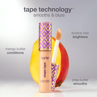 Corrector Tarte Shape Tape Acabado Mate Cobertura Completa 29N Luz-Medio
