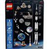 LEGO 92176 Ideas NASA Apollo Saturn V, cohete espacial y vehículos, set de construcción de coleccionista con soporte de exhibición