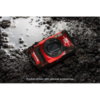 OM System OLYMPUS Tough TG-7 Cámara Subacuática Roja, Impermeable, Alta Resolución y Brillo, Video 4K, Disparo Macro
