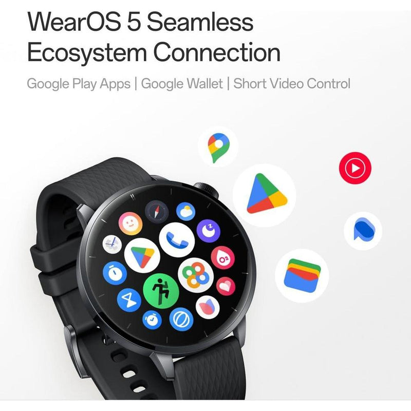 Oneplus Watch 3 43mm Acero Plateado, Pantalla Redonda, Wearos, 32gb Almacenamiento