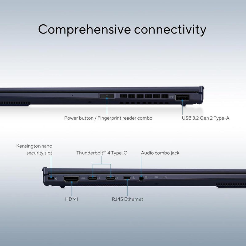 Asus Expertbook B9 Oled Intel Vpro Essentials Procesador Intel Core 7 16gb Ram 512gb Ssd Wi-Fi 6e Windows 11 Pro