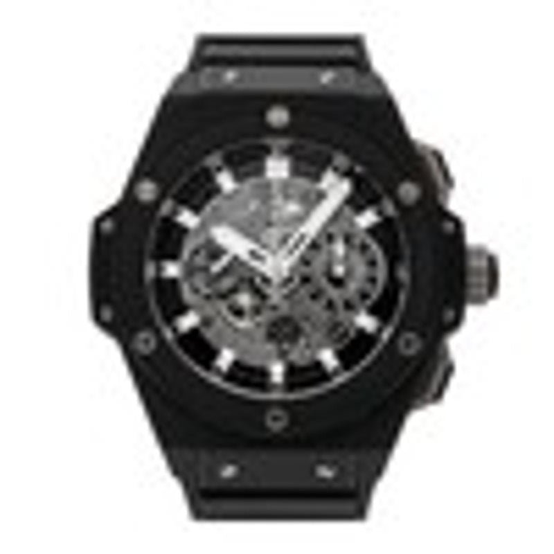 Bulova Marine Star 98B258 Blue Dial Black Rubber Strap Quartz Men's 44mm