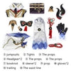 Aninme Genshin Impact Ganyu Costume Cosplay Dress Ver 1 Handmade costume