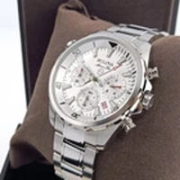 Bulova Marine Star 96B255 White Dial Stainless Chronograph Men's Quartz Watch