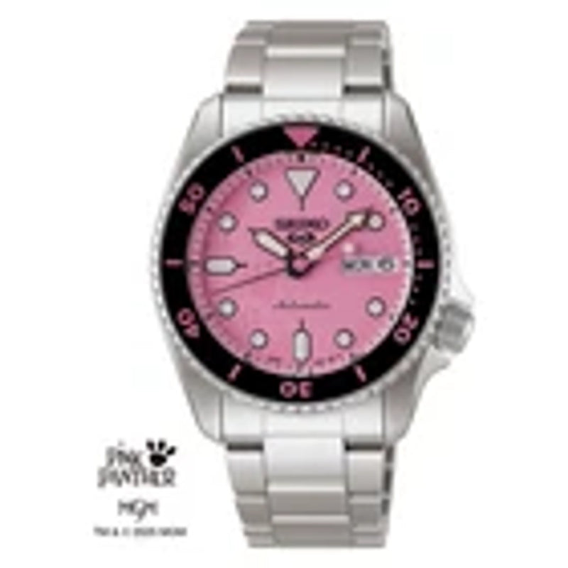 Seiko New Seiko Limited Edition Pink Panther 38 MM Watch SRPM07
