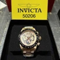 Invicta 50206 Speedway Limited Edition/1000 Gold/Black Bezel Men's 39.5mm Watch