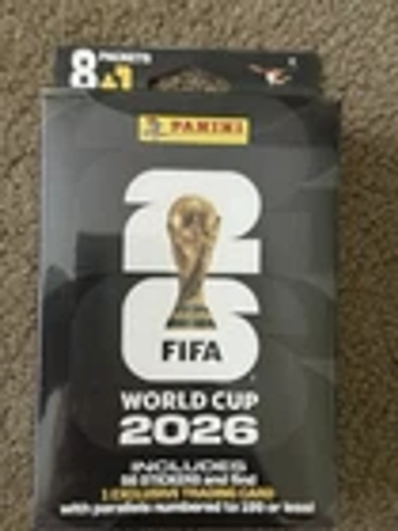 Exclusivas, Caja sellada de cromos de fútbol Panini FIFA World Cup 2026 + tarjeta