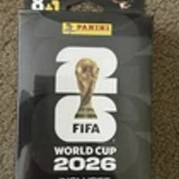 Exclusivas, Caja sellada de cromos de fútbol Panini FIFA World Cup 2026 + tarjeta
