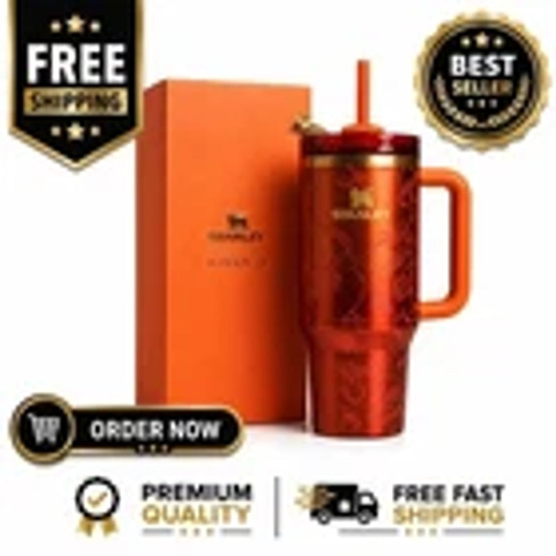 Stanley New Stanley 1913 x KAROL G 40 oz Quencher H2.O FlowState Tumbler Usa Ship