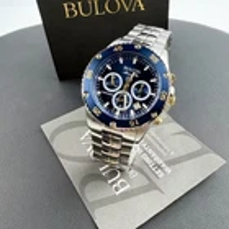 Bulova Men Bulova Classic Marine Star Blue Dial 98B400 41.5mm