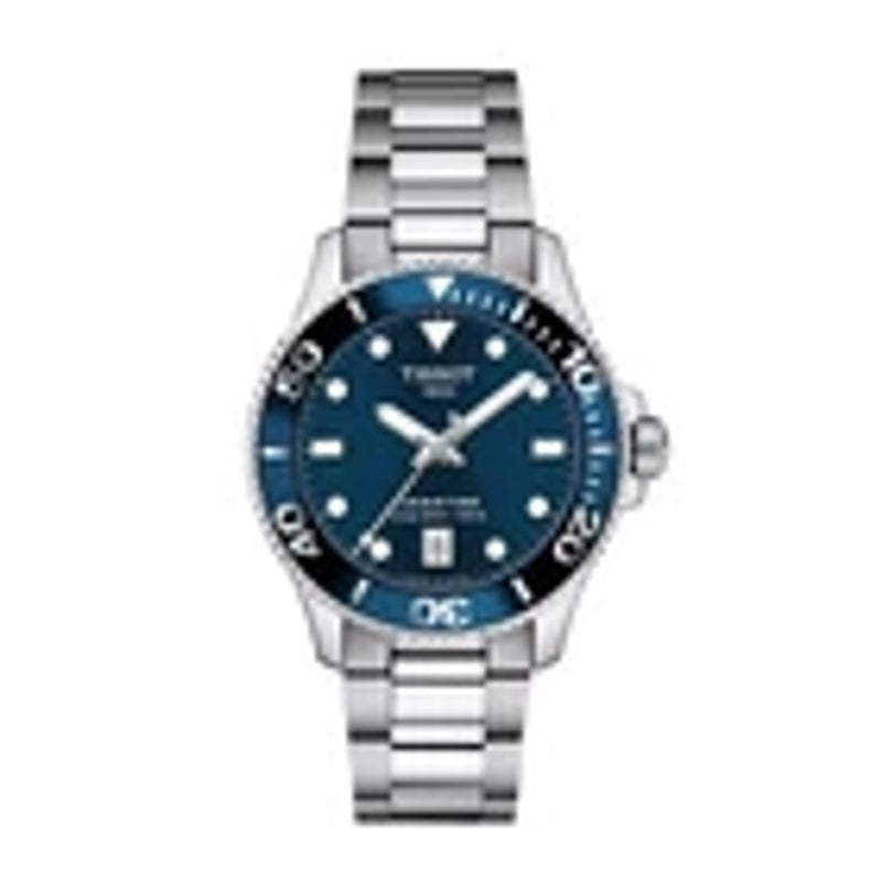 Tissot Seastar 1000 36mm Blue Dial Stainless Steel Men's Watch T1202101104100