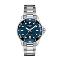 Tissot Seastar 1000 36mm Blue Dial Stainless Steel Men's Watch T1202101104100