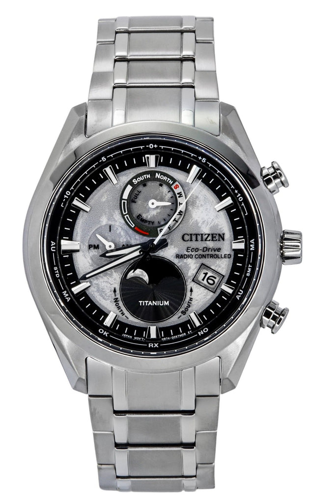 Citizen Eco-Drive Tsuki-Yomi A-T BY1010-81H Super Titanium Esfera Gris 43 mm