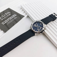 Reloj Bulova Marine Star 98B258 - Esfera Azul, Correa de Goma (44mm)