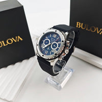 Reloj Bulova Marine Star 98B258 - Esfera Azul, Correa de Goma (44mm)