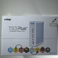 NEW CalDigit TS3 Plus Thunderbolt 3 Docking Station SILVER Rare Color!