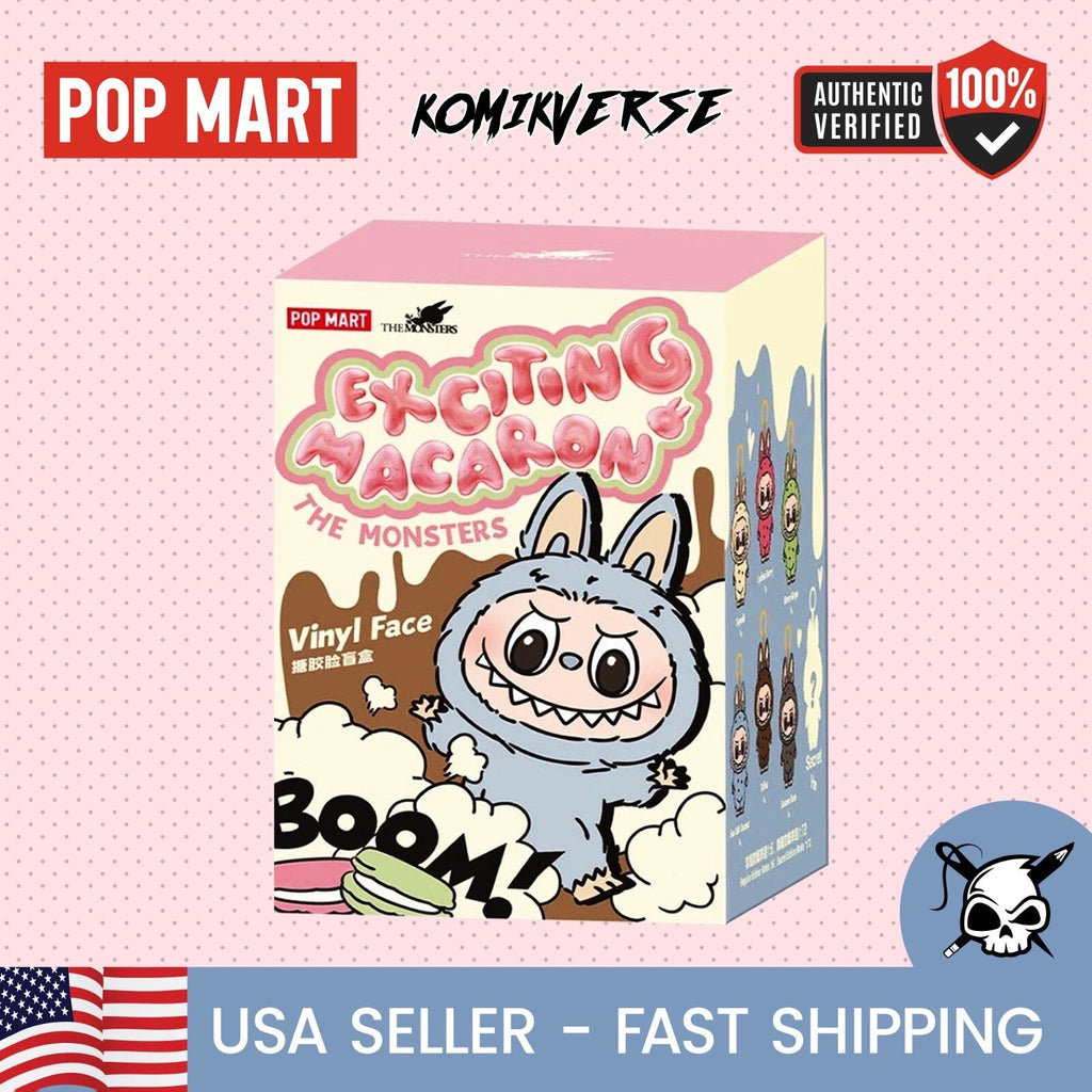 POP MART The Monsters Exciting Macaron - Caja Ciega Cara de Vinilo (Labubu)