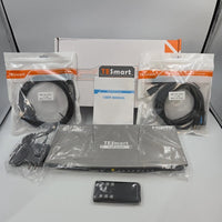Tesmart Monitor 4 KVM Switch, 4 Inputs & 1 Output, With Remote New In Box
