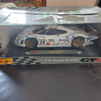 Maisto 1:18 1998 Porsche 911 GT1 Racer F1 sports classic Model rare