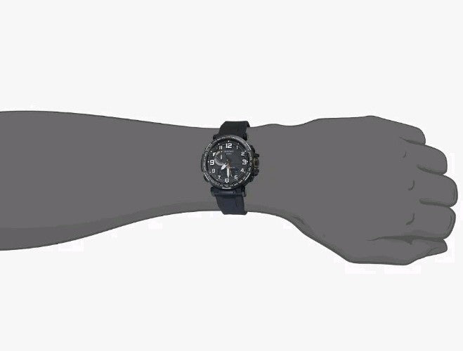 Casio Pro Trek PRW-6600Y Reloj Solar con Triple Sensor 51.5 mm Correa de Silicona Negra