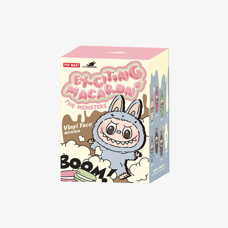 POP MART The Monsters Exciting Macaron - Caja Ciega Cara de Vinilo (Labubu)