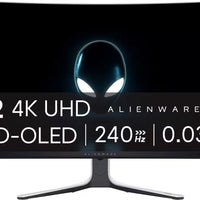 Alienware - AW3225QF 32" QD-OLED Curved 4K UHD 240Hz 0.03-ms G-SYNC Compatibl...