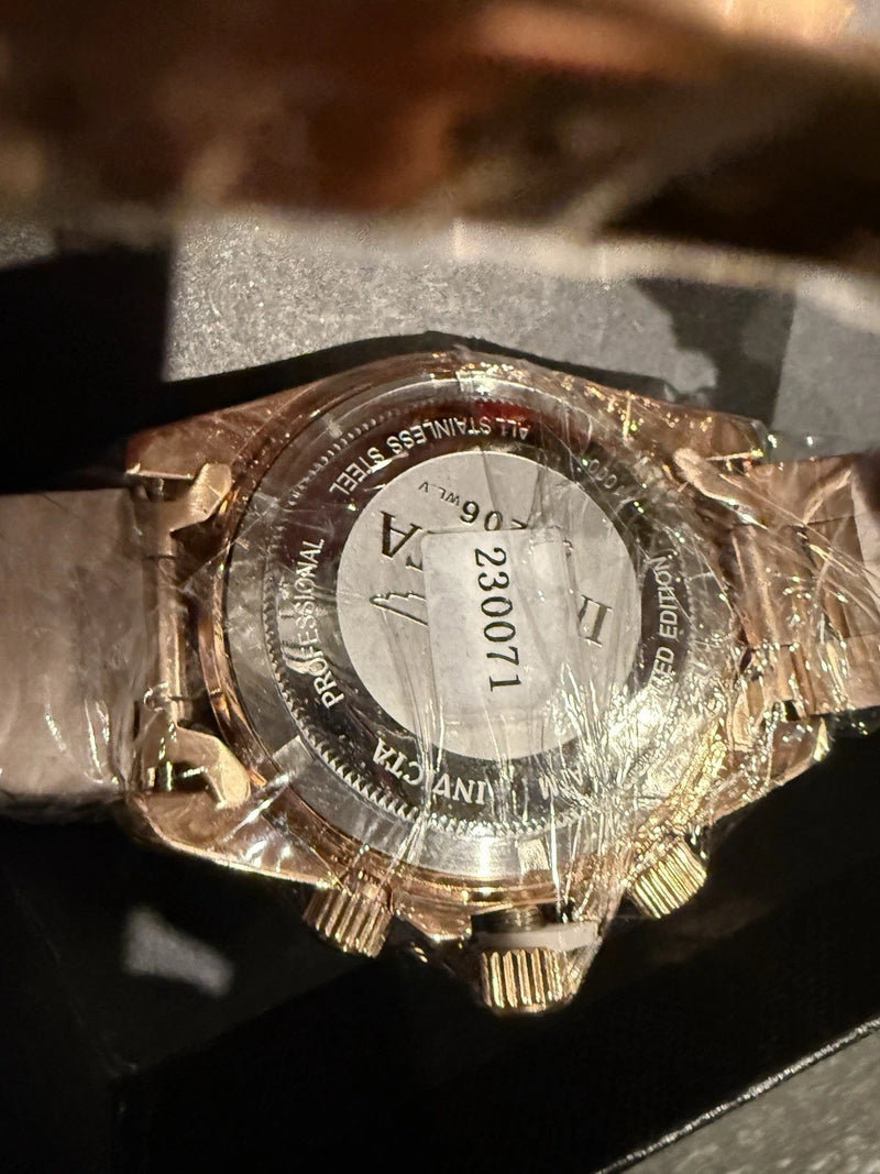 Invicta 50206 Speedway Limited Edition/1000 Gold/Black Bezel Men's 39.5mm Watch