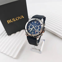 Reloj Bulova Marine Star 98B258 - Esfera Azul, Correa de Goma (44mm)