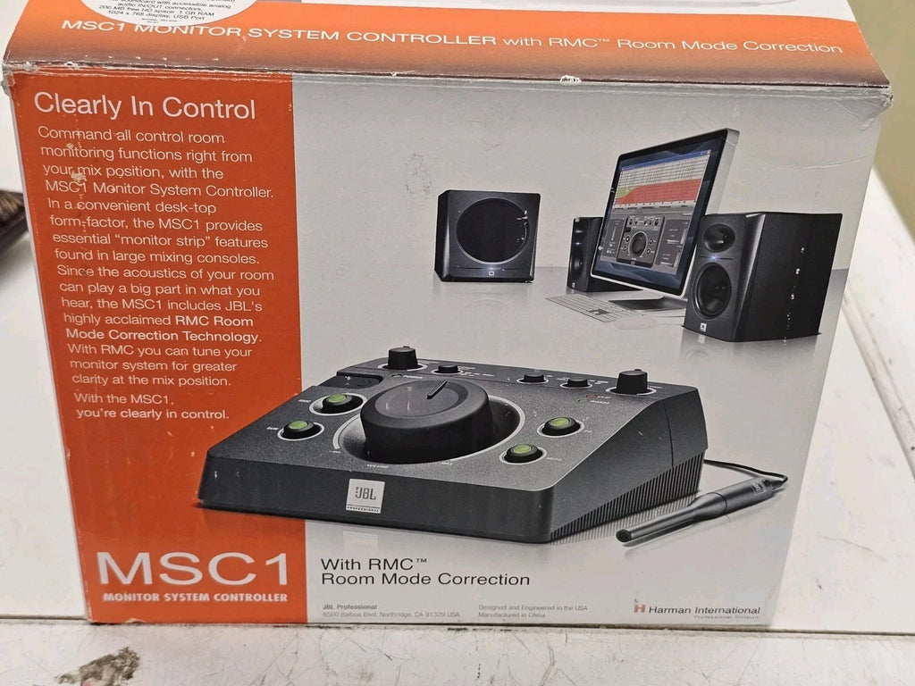 JBL MSC1 Studio Controller For Audio Recording Monitoring READ