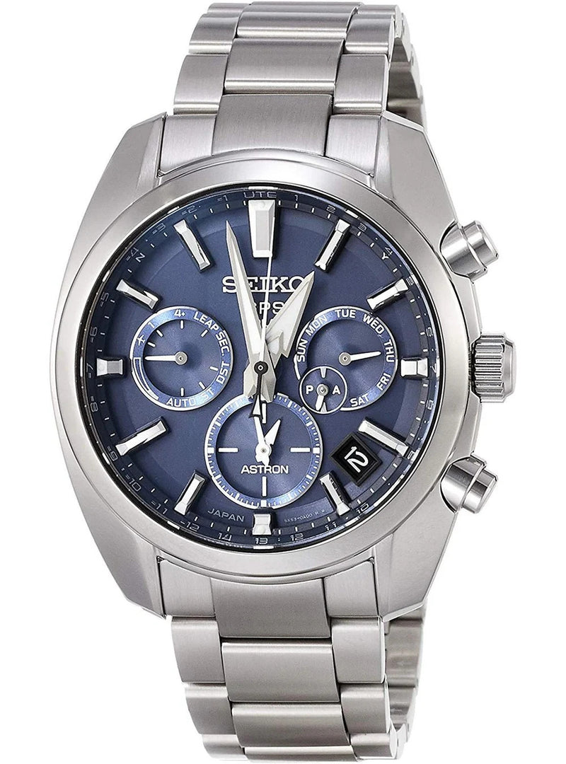 Seiko Astron GPS Solar SSH019 Esfera Azul Acero Inoxidable 43 mm