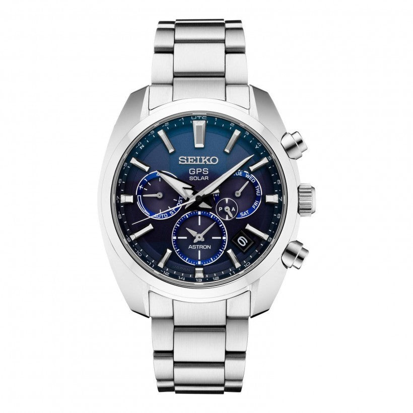 Seiko Astron GPS Solar SSH019 Esfera Azul Acero Inoxidable 43 mm