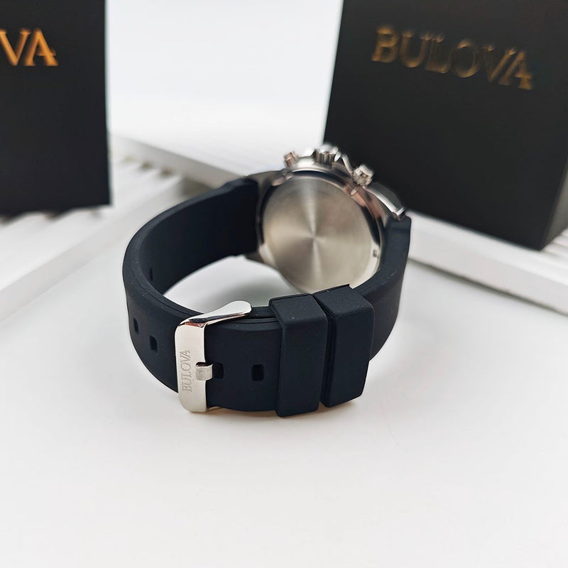 Reloj Bulova Marine Star 98B258 - Esfera Azul, Correa de Goma (44mm)