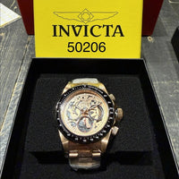 Invicta 50206 Speedway Limited Edition/1000 Gold/Black Bezel Men's 39.5mm Watch
