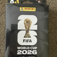 Exclusivas, Caja sellada de cromos de fútbol Panini FIFA World Cup 2026 + tarjeta