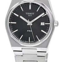 TISSOT PRX 40MM STAINLESS STEEL BLACK DIAL MEN'S WATCH T137.410.11.05<wbr/>1.00
