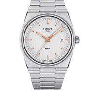 Tissot New Tissot T-Classic PRX 40mm Quartz Silver Dial Watch T1374101103100