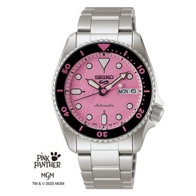 Seiko New Seiko Limited Edition Pink Panther 38 MM Watch SRPM07