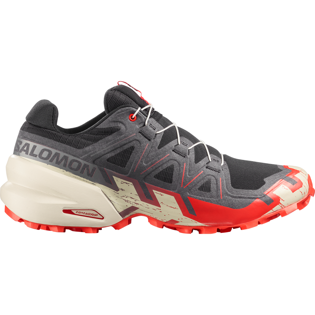 Salomon Speedcross 6 Black Fiery Red
