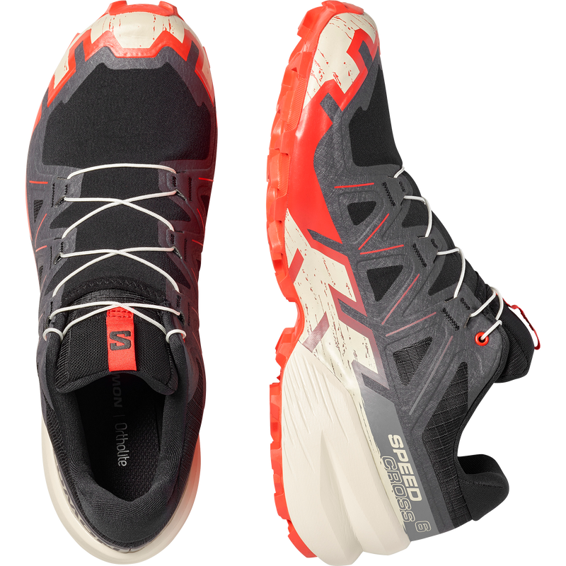 Salomon Speedcross 6 Black Fiery Red