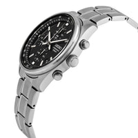 Seiko Chronograph Quartz Black Dial Men's Watch SSB379